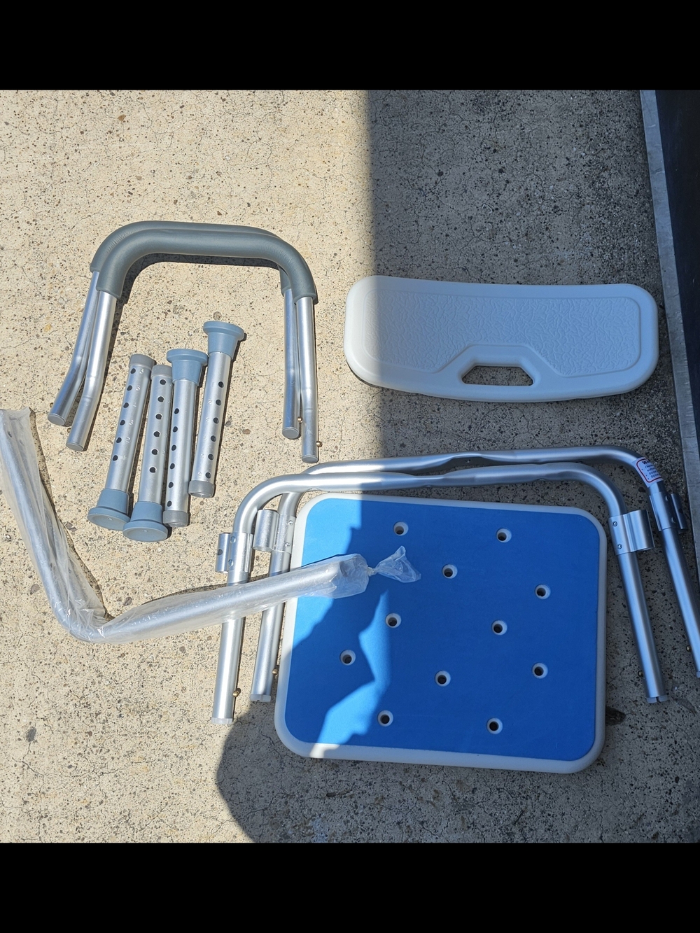 Shower Stool Chair  Parts - Missing Screws